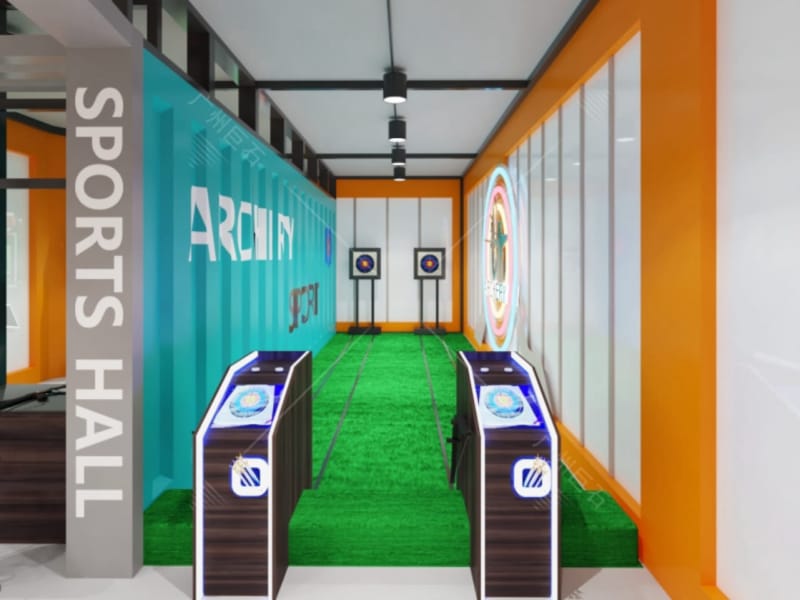 室内互动足球训练馆