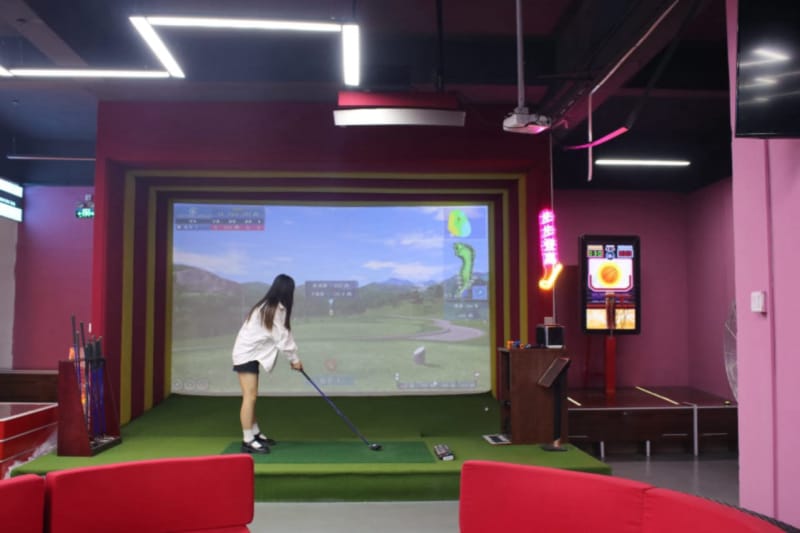 室内模拟门球冰壶体验馆