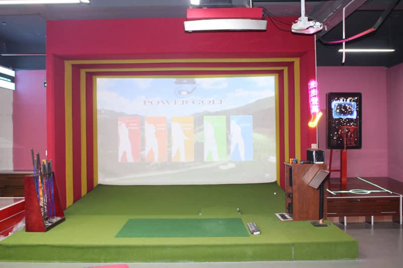 数字互动高尔夫球体育馆免费设计规划