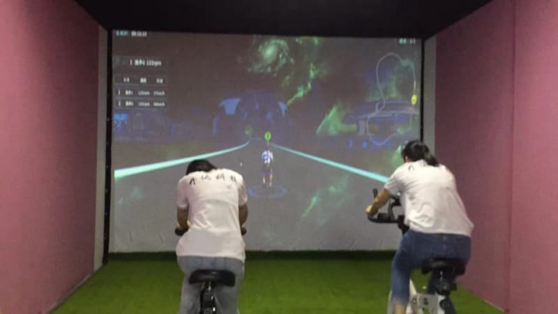 室内数字互动网球体验馆