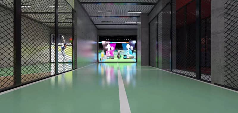 模拟网球训练馆全部设备
